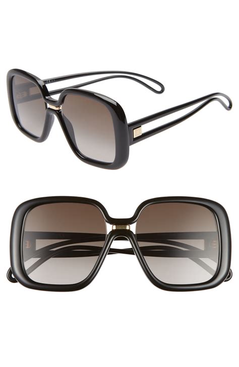 givenchy eyewear|givenchy 55mm oversized sunglasses.